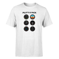 Thumbnail for Pilot's 6 Pack Designed T-Shirts