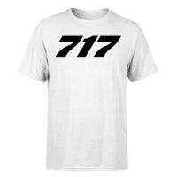 Thumbnail for 717 Flat Text Designed T-Shirts