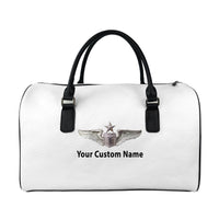 Thumbnail for Custom Name (US Air Force & Star) Designed Leather Travel Bag
