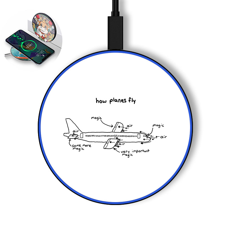 How Planes Fly Designed Wireless Chargers