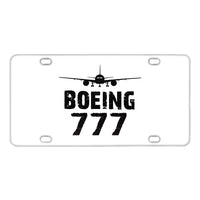 Thumbnail for Boeing 777 & Plane Designed Metal (License) Plates