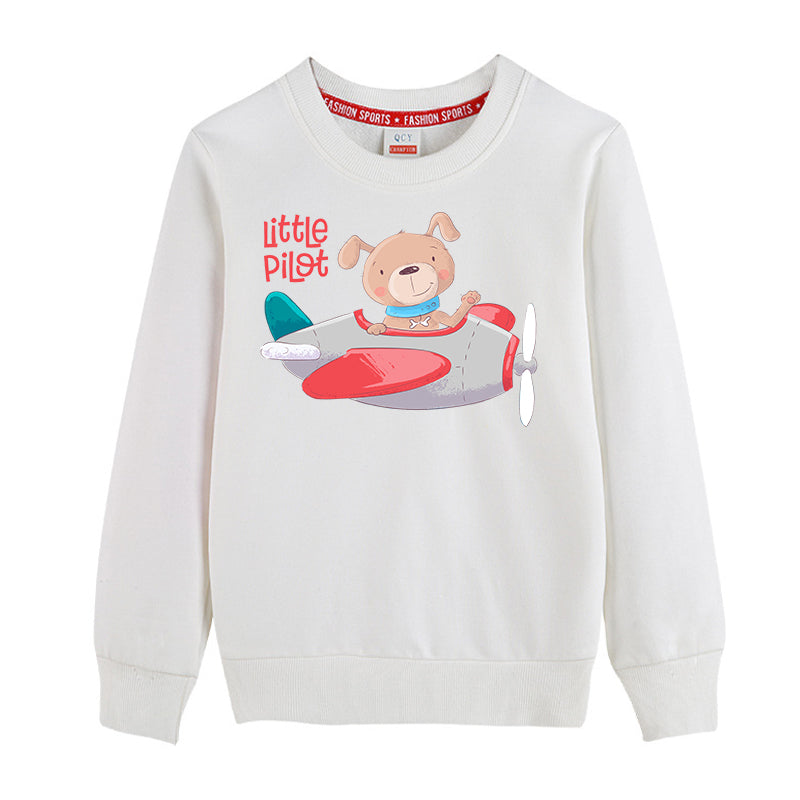 Little Pilot Designed "CHILDREN" Sweatshirts