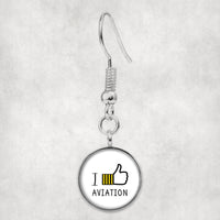 Thumbnail for I Like Aviation Designed Earrings