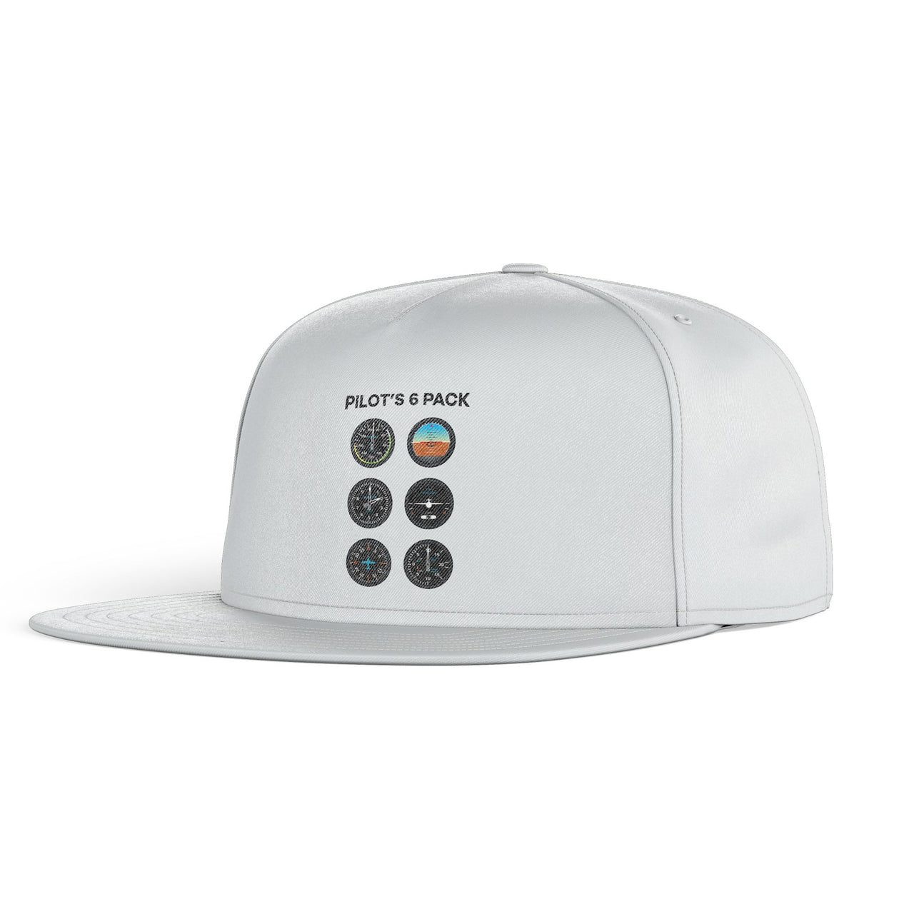 Pilot's 6 Pack Designed Snapback Caps & Hats