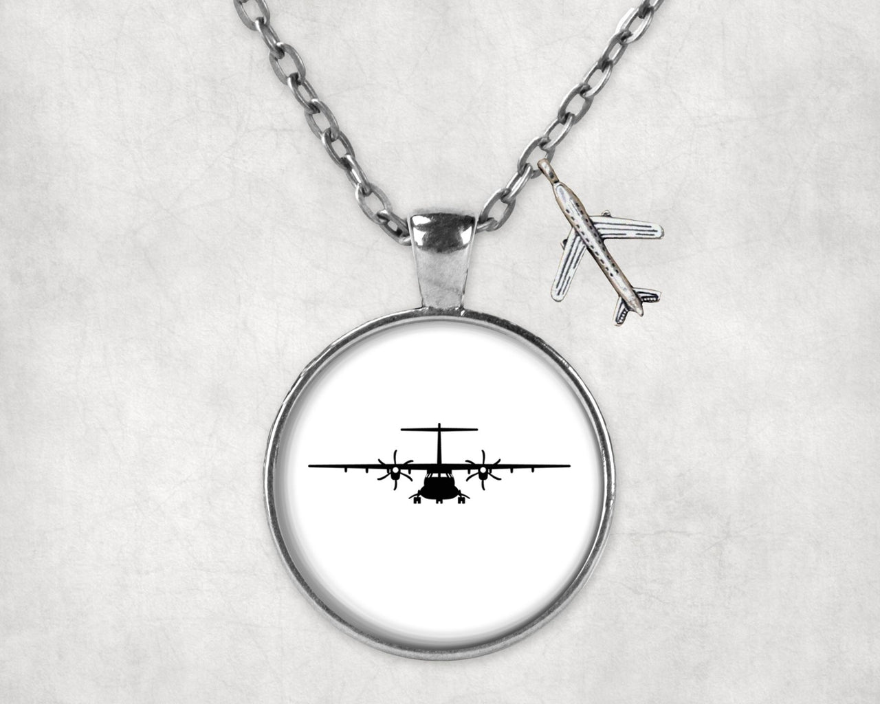 ATR-72 Silhouette Designed Necklaces