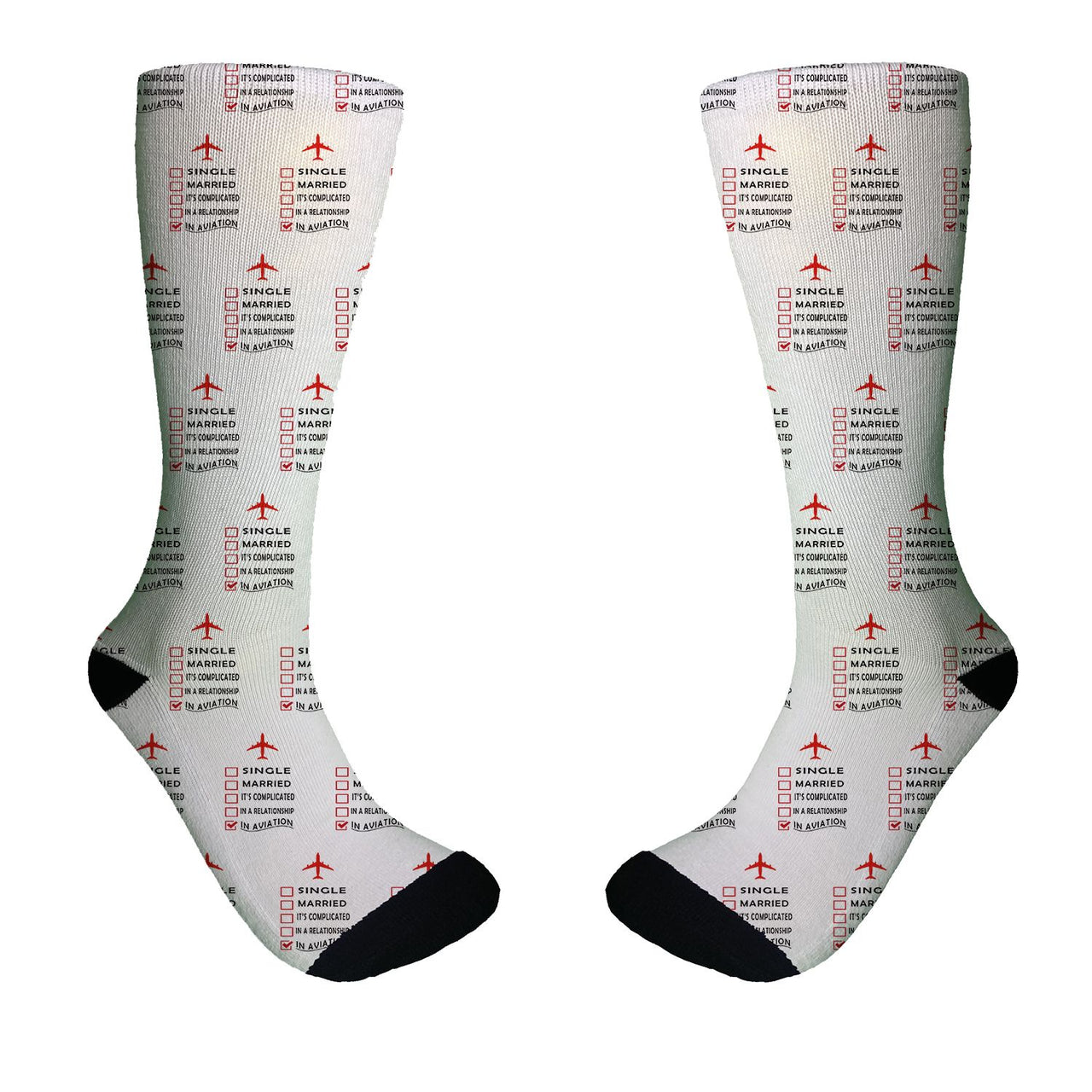 In Aviation Designed Socks