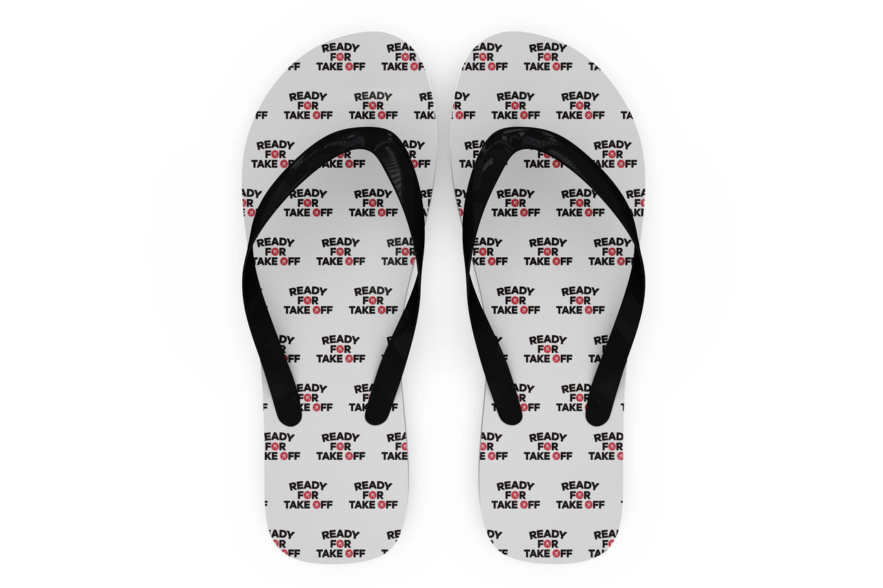 Ready For Takeoff Designed Slippers (Flip Flops)