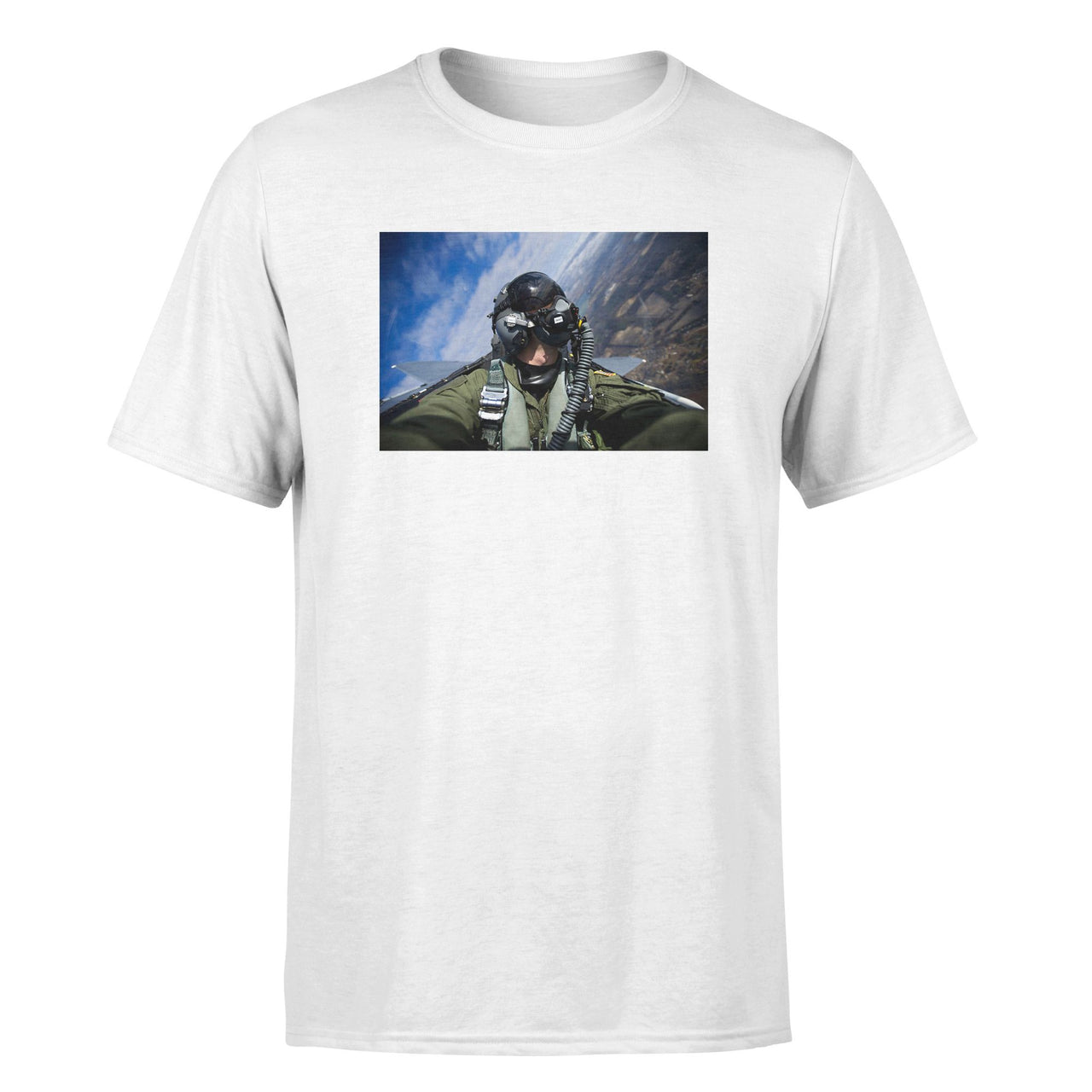 Amazing Military Pilot Selfie Designed T-Shirts