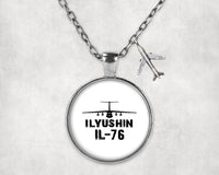 Thumbnail for ILyushin IL-76 & Plane Designed Necklaces