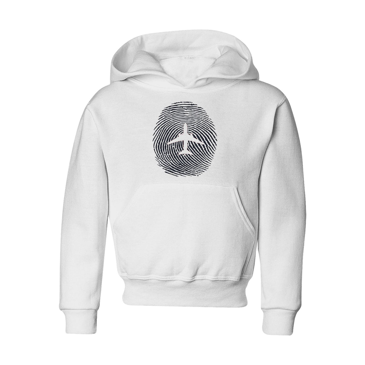 Aviation Finger Print Designed "CHILDREN" Hoodies