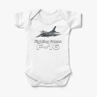 Thumbnail for The Fighting Falcon F16 Designed Baby Bodysuits