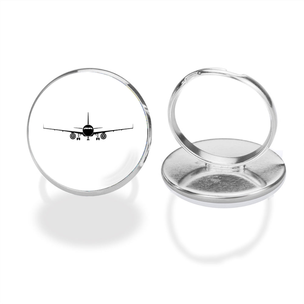Airbus A320 Silhouette Designed Rings