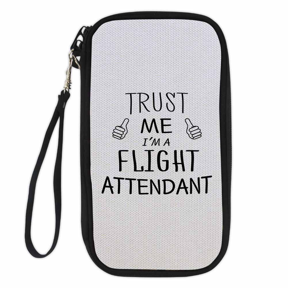 Trust Me I'm a Flight Attendant Designed Travel Cases & Wallets
