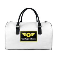 Thumbnail for Custom Name (Special Badge) Designed Leather Travel Bag