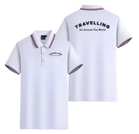 Thumbnail for Travelling All Around The World Designed Stylish Polo T-Shirts (Double-Side)