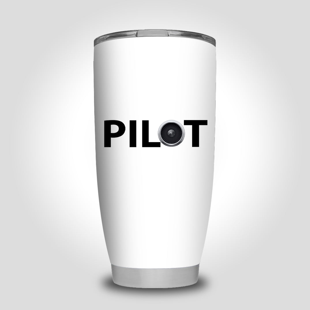 Pilot & Jet Engine Designed Tumbler Travel Mugs