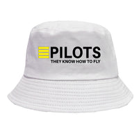 Thumbnail for Pilots They Know How To Fly Designed Summer & Stylish Hats