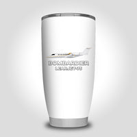 Thumbnail for The Bombardier Learjet 75 Designed Tumbler Travel Mugs
