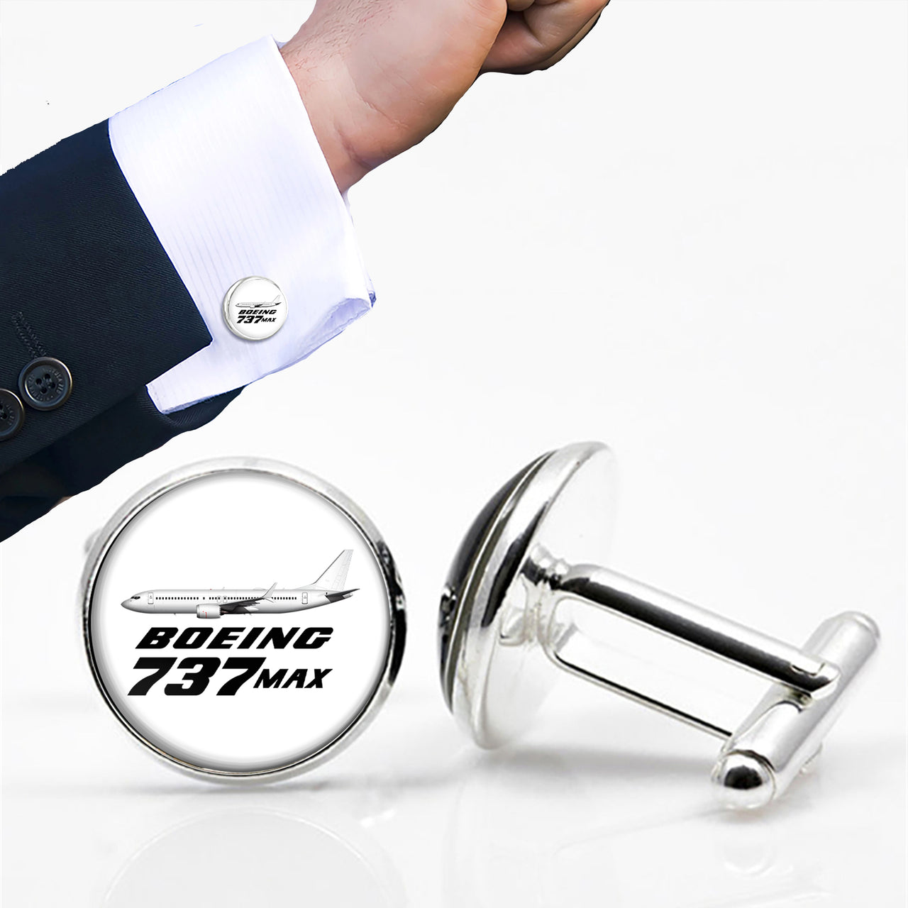 The Boeing 737Max Designed Cuff Links