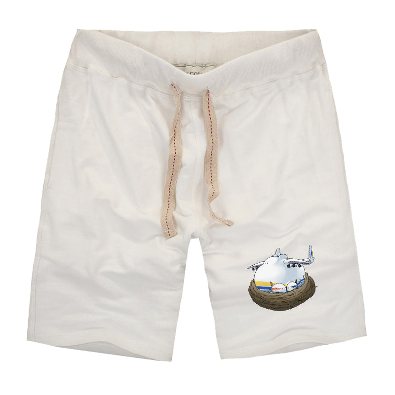Antonov 225 Nesting Designed Cotton Shorts