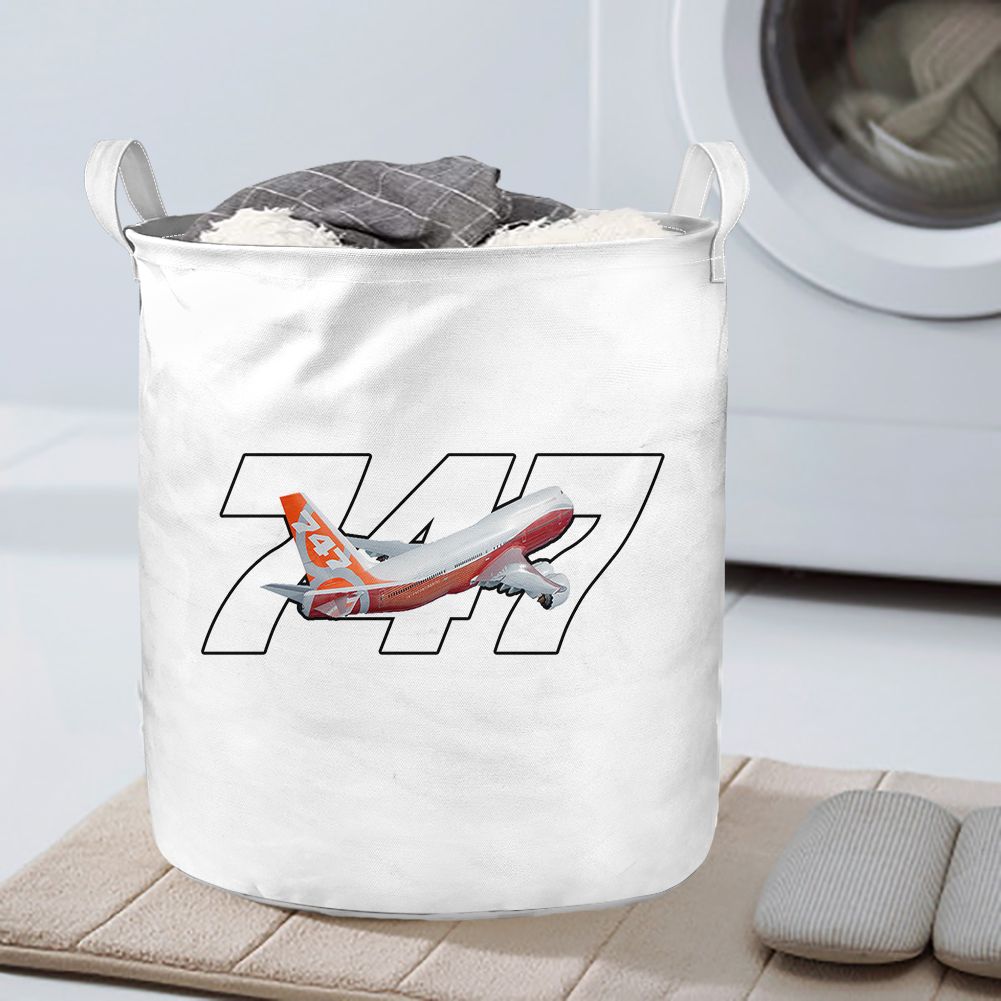 Super Boeing 747 Intercontinental Designed Laundry Baskets