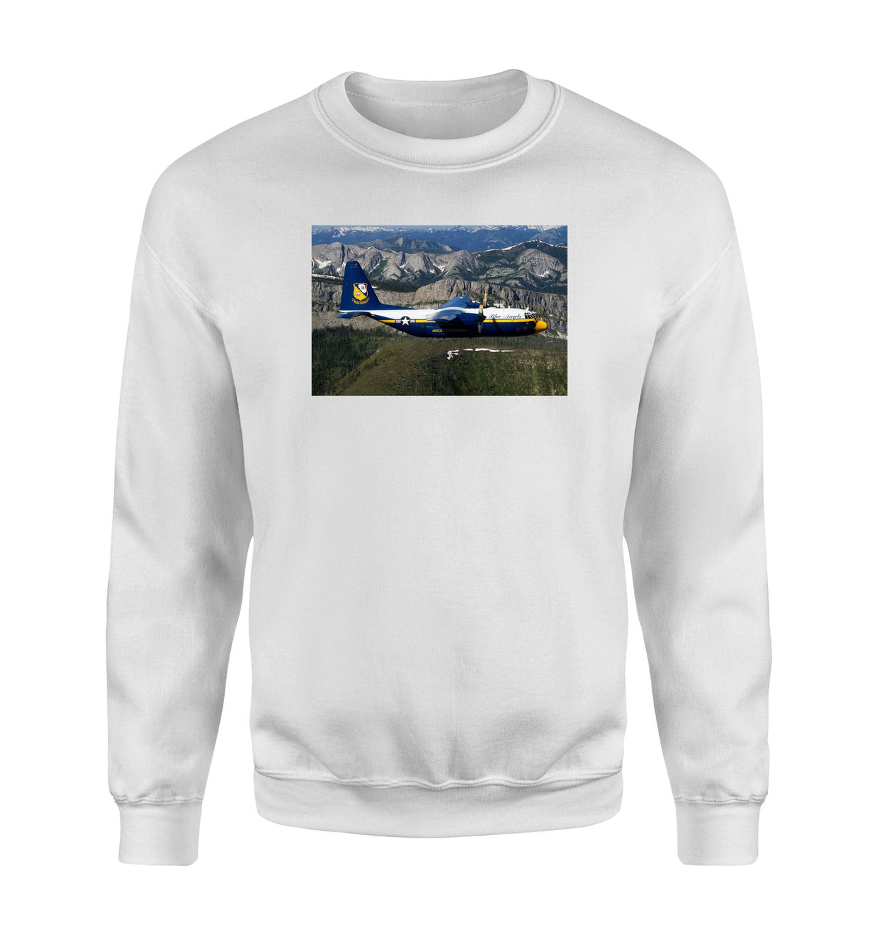 Amazing View with Blue Angels Aircraft Designed Sweatshirts