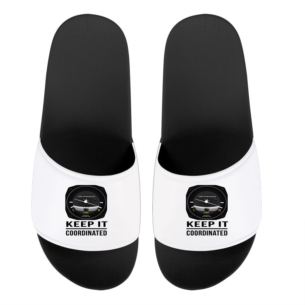Keep It Coordinated Designed Sport Slippers