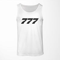Thumbnail for 777 Flat Text Designed Tank Tops