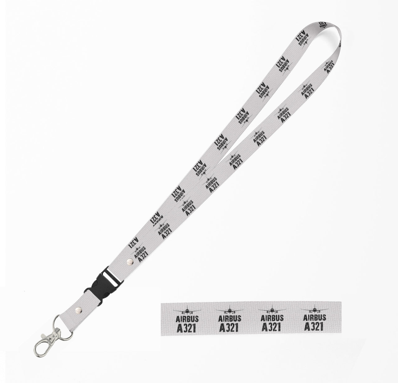 Airbus A321 & Plane Designed Detachable Lanyard & ID Holders