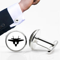 Thumbnail for Fighter Jet 35 Silhouette Designed Cuff Links
