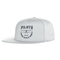 Thumbnail for Pilots Looking Down at People Since 1903 Designed Snapback Caps & Hats