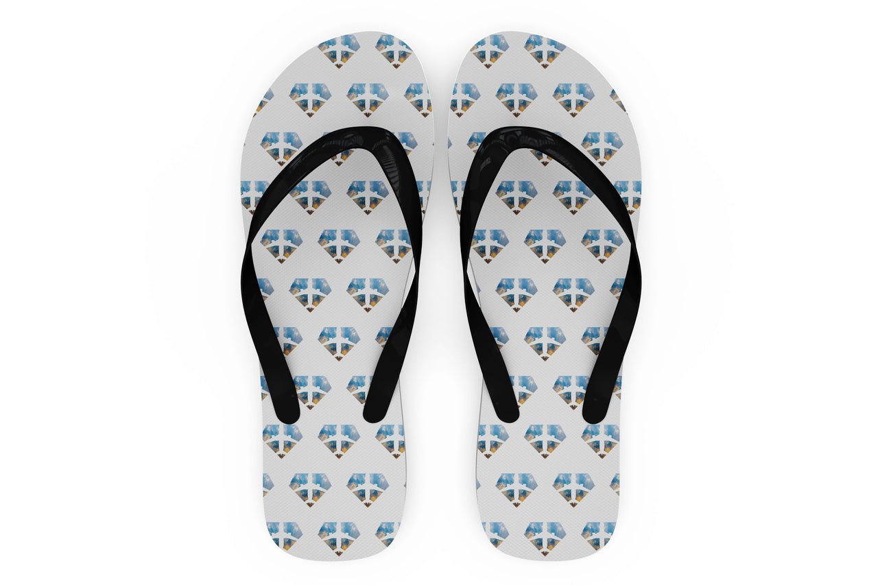Supermen of The Skies (Sunrise) Designed Slippers (Flip Flops)