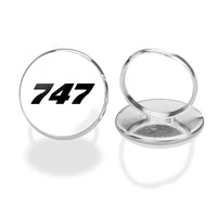 Thumbnail for 747 Flat Text Designed Rings