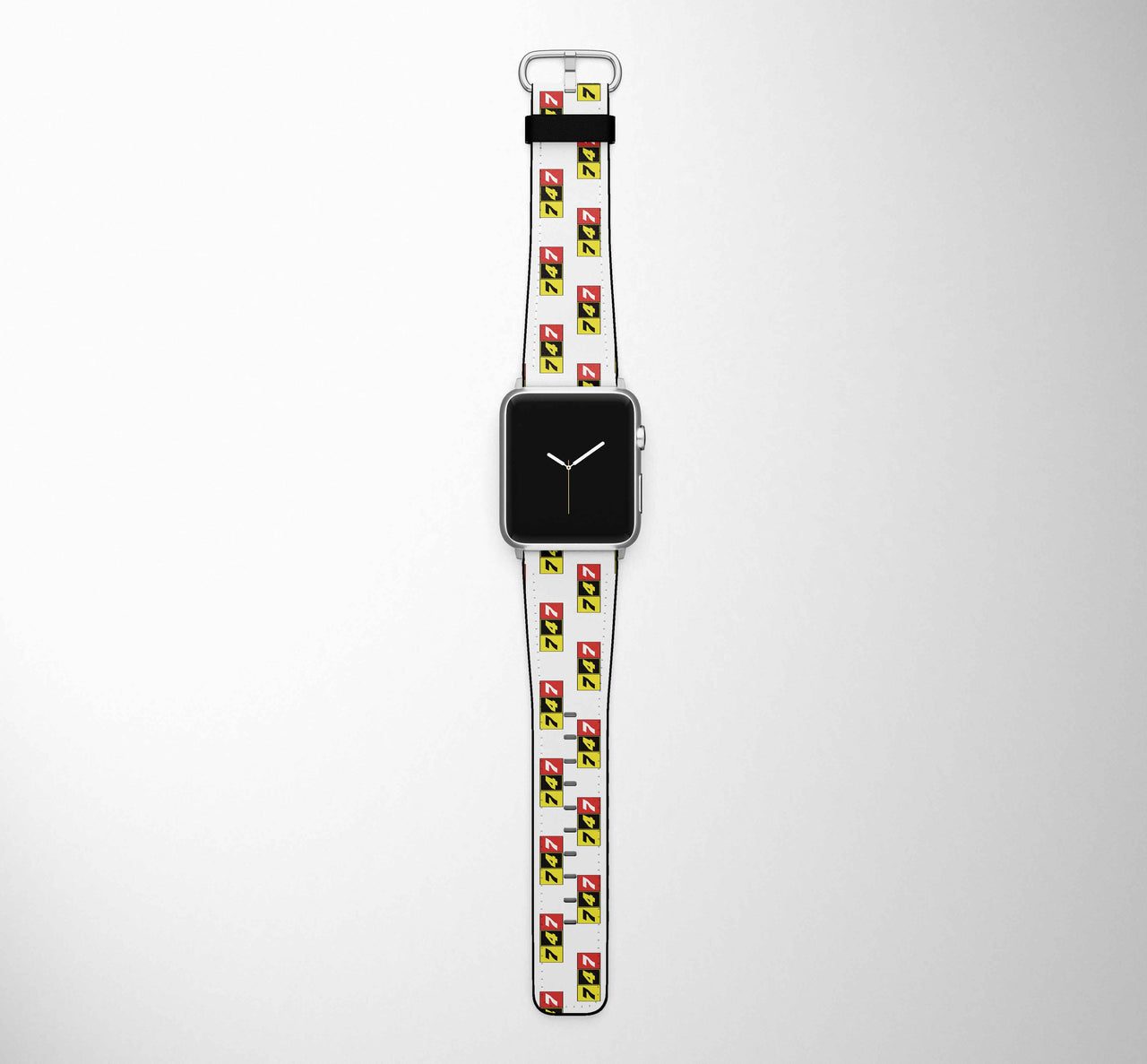 Flat Colourful 747 Designed Leather Apple Watch Straps