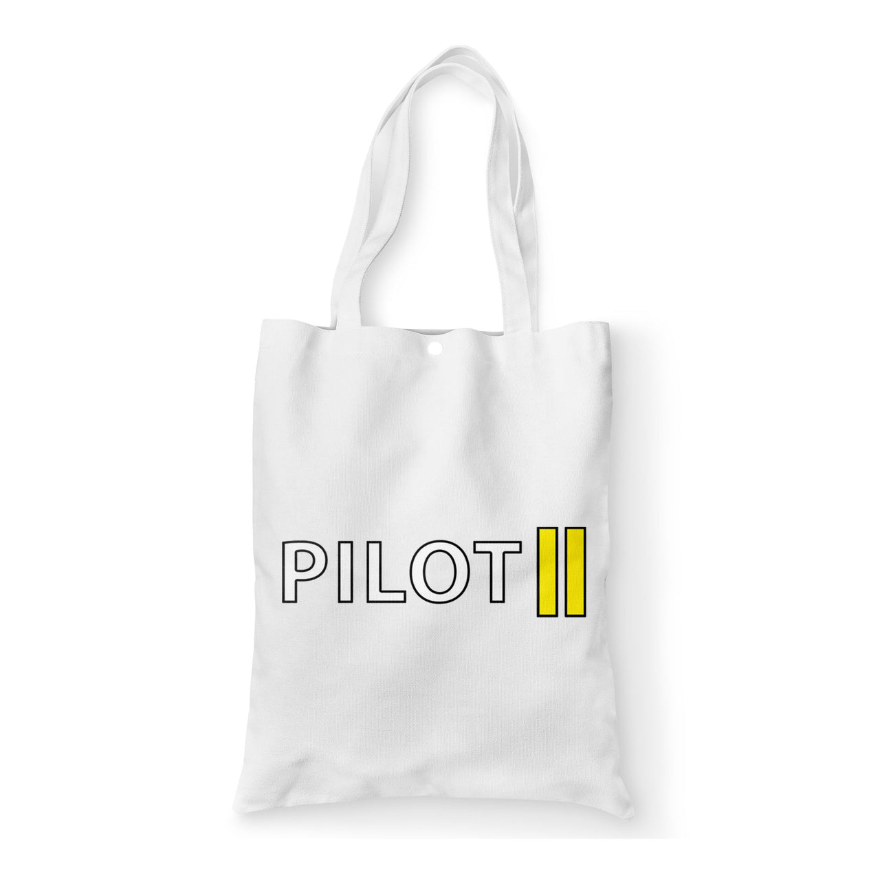 Pilot & Stripes (2 Lines) Designed Tote Bags