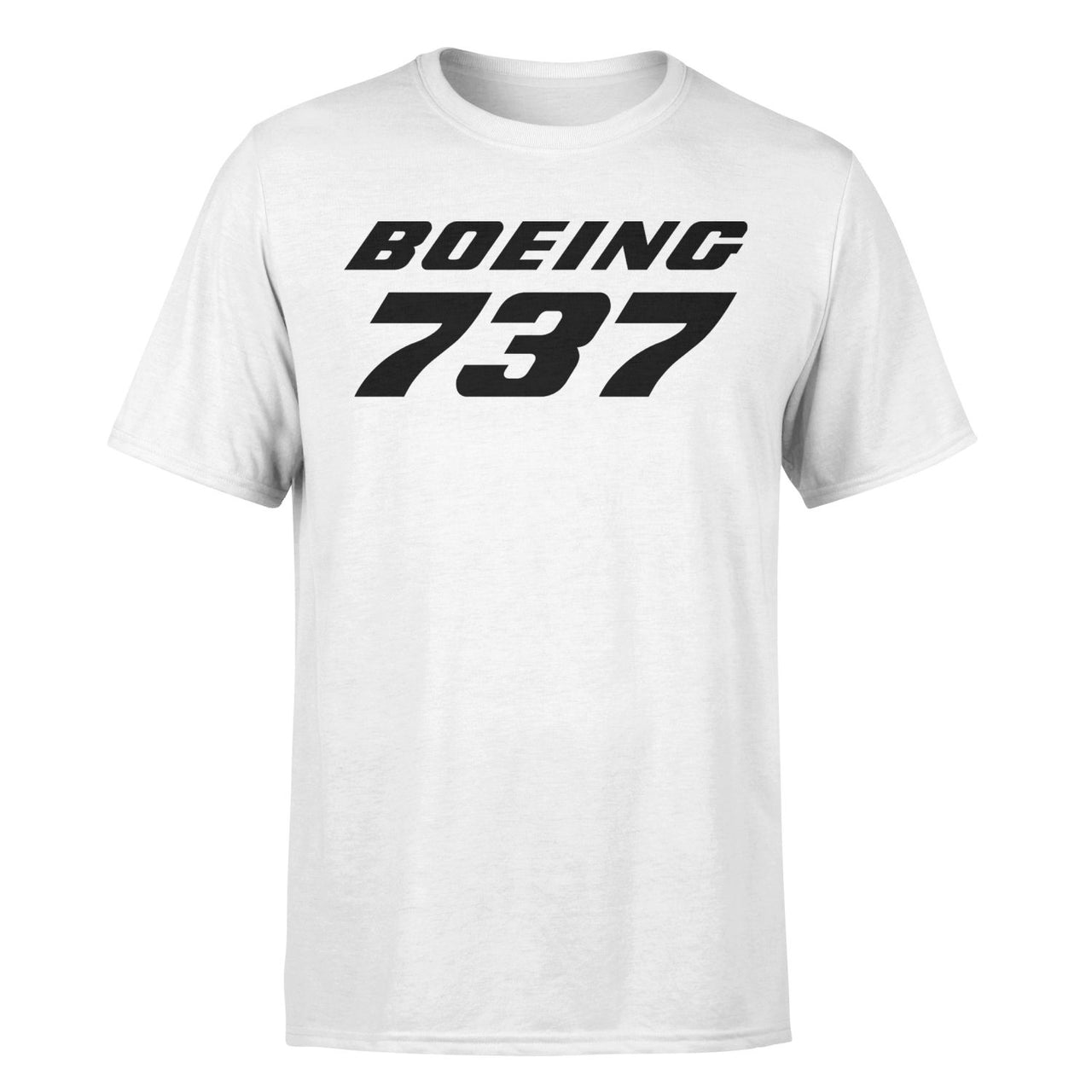 Boeing 737 & Text Designed T-Shirts