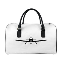 Thumbnail for Piper PA28 Silhouette Plane Designed Leather Travel Bag