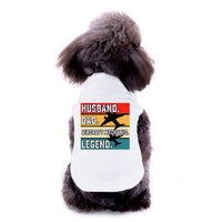 Thumbnail for Husband & Dad & Aircraft Mechanic & Legend Designed Dog Pet Vests