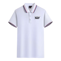 Thumbnail for The Boeing 747 Designed Stylish Polo T-Shirts