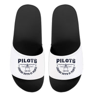 Thumbnail for Pilots Looking Down at People Since 1903 Designed Sport Slippers