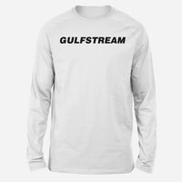Thumbnail for Gulfstream & Text Designed Long-Sleeve T-Shirts