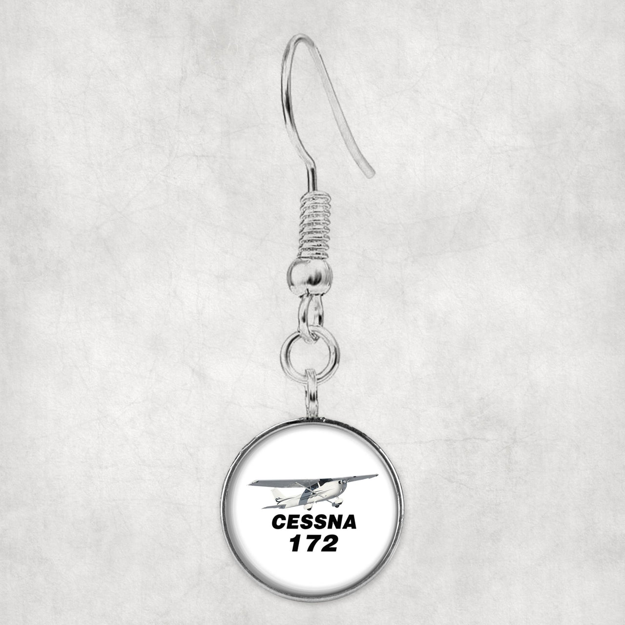 The Cessna 172 Designed Earrings