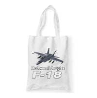 Thumbnail for The McDonnell Douglas F18 Designed Tote Bags