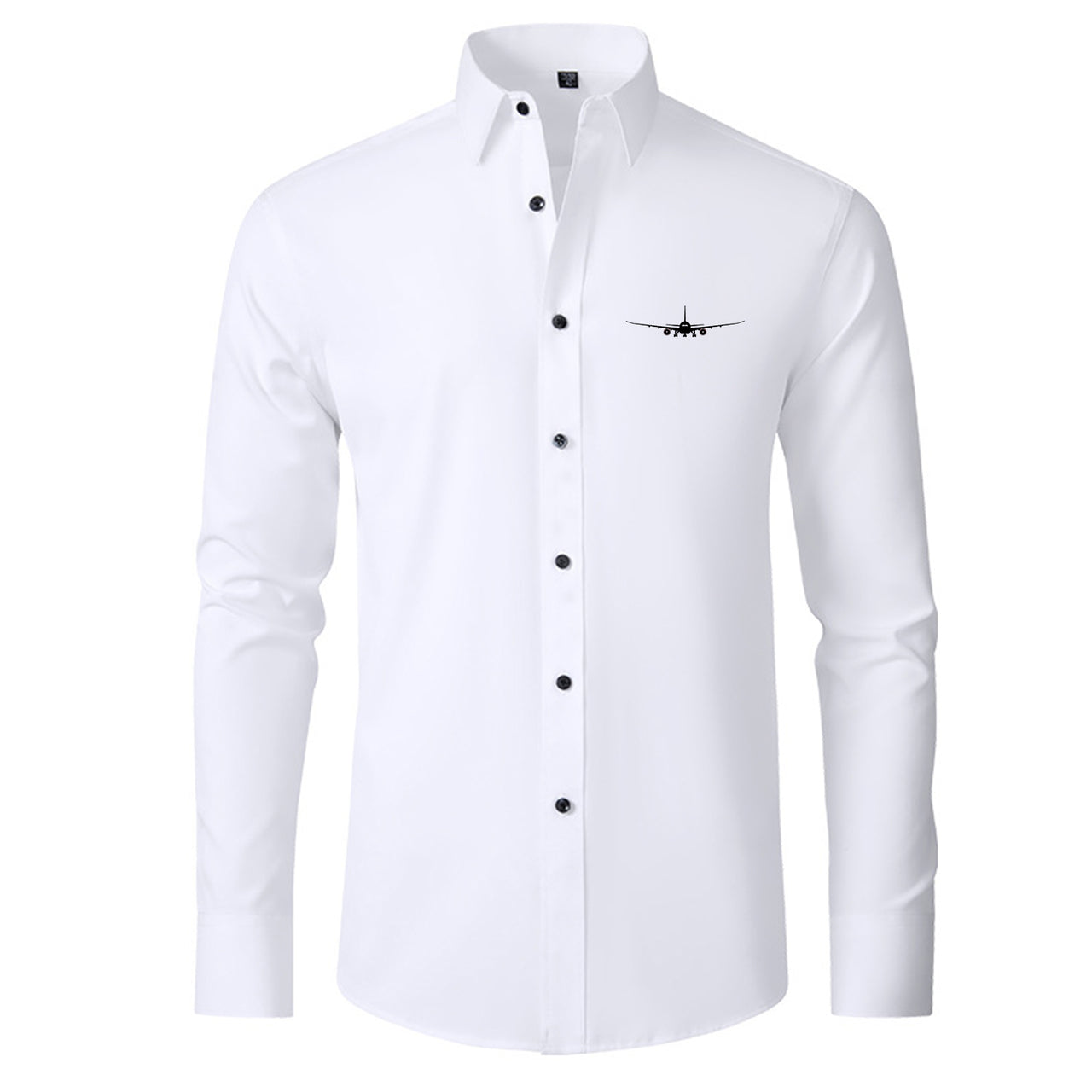 Boeing 787 Silhouette Designed Long Sleeve Shirts