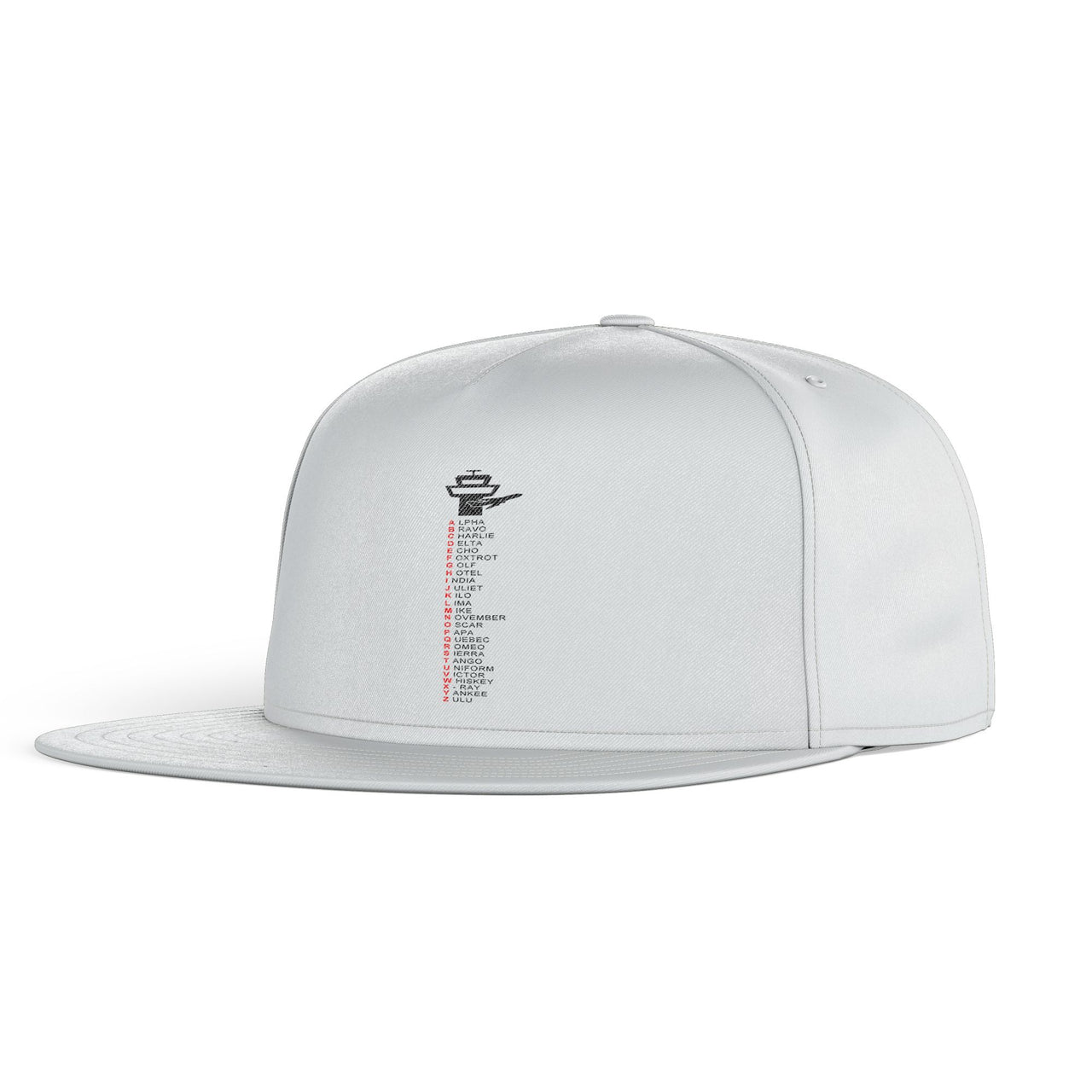 Aviation Alphabet Designed Snapback Caps & Hats