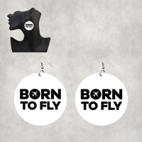 Thumbnail for Born To Fly Special Designed Wooden Drop Earrings
