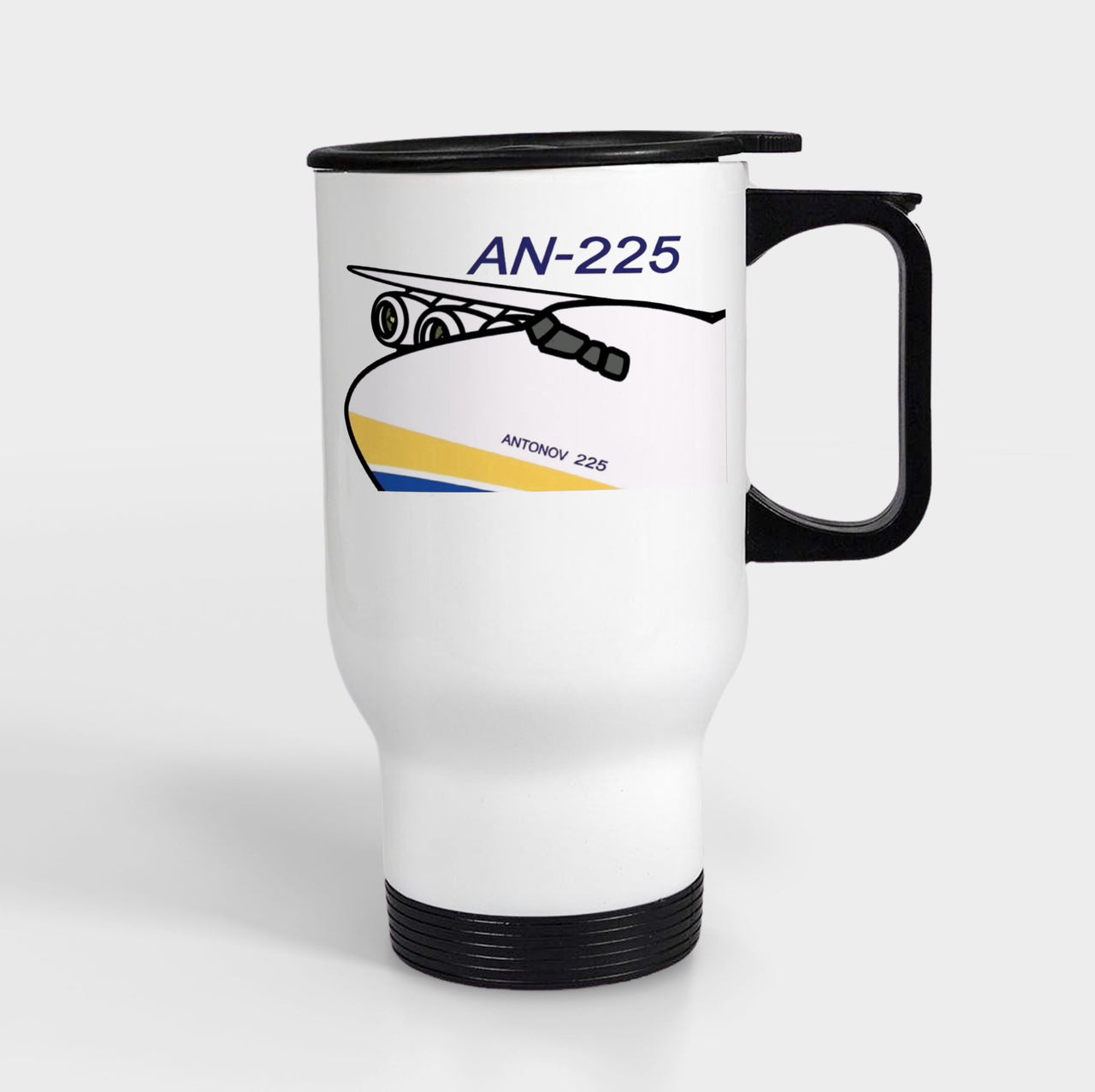 Antonov AN-225 (11) Designed Travel Mugs (With Holder)