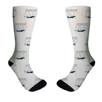 Thumbnail for Super Boeing 737+Text Designed Socks