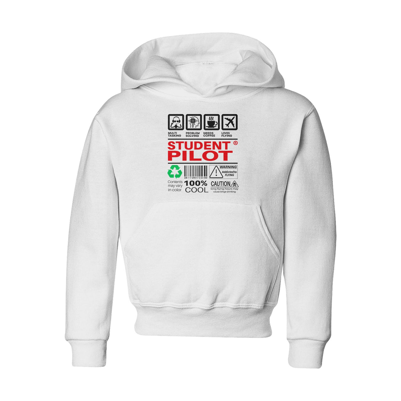 Student Pilot Label Designed "CHILDREN" Hoodies