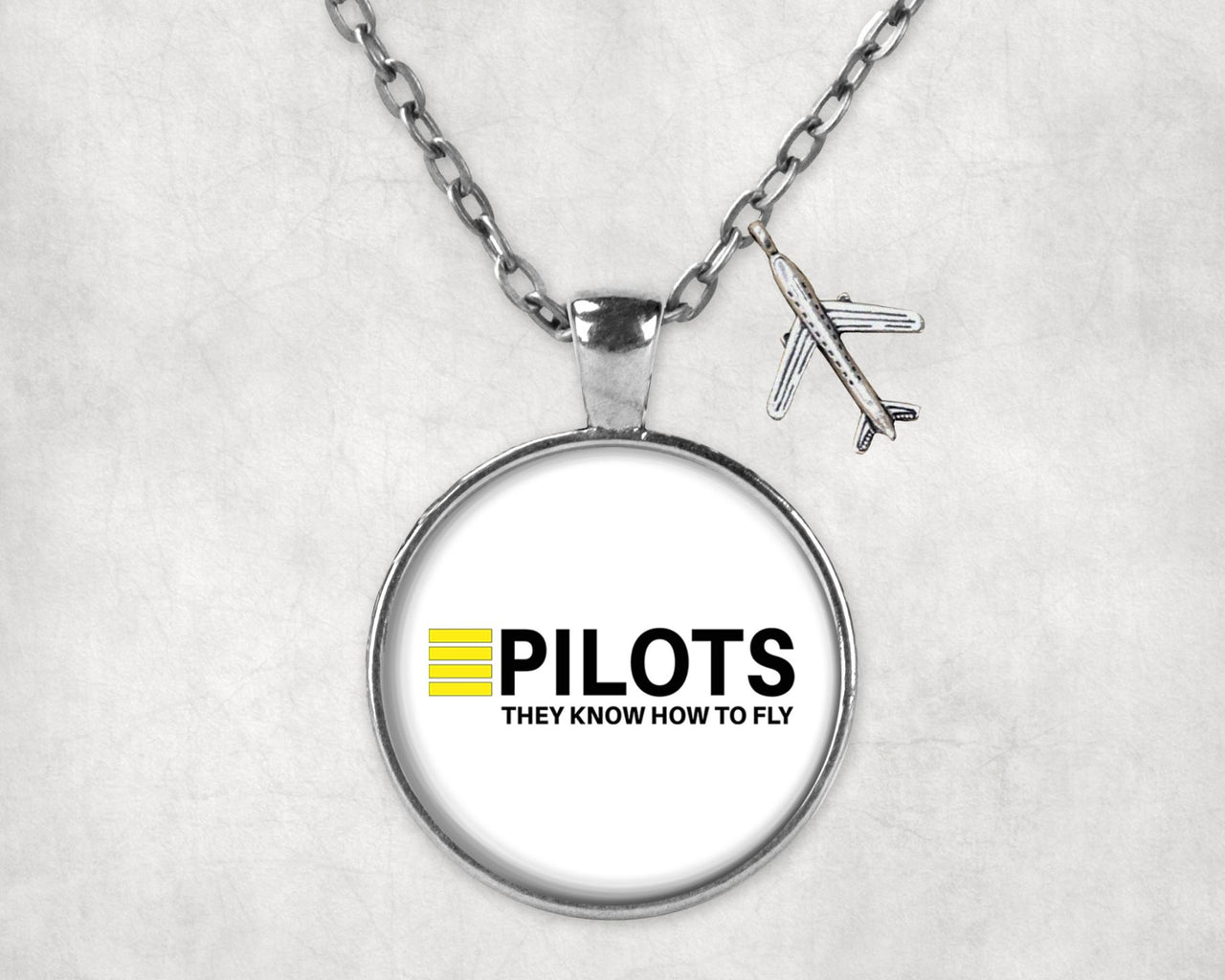 Pilots They Know How To Fly Designed Necklaces